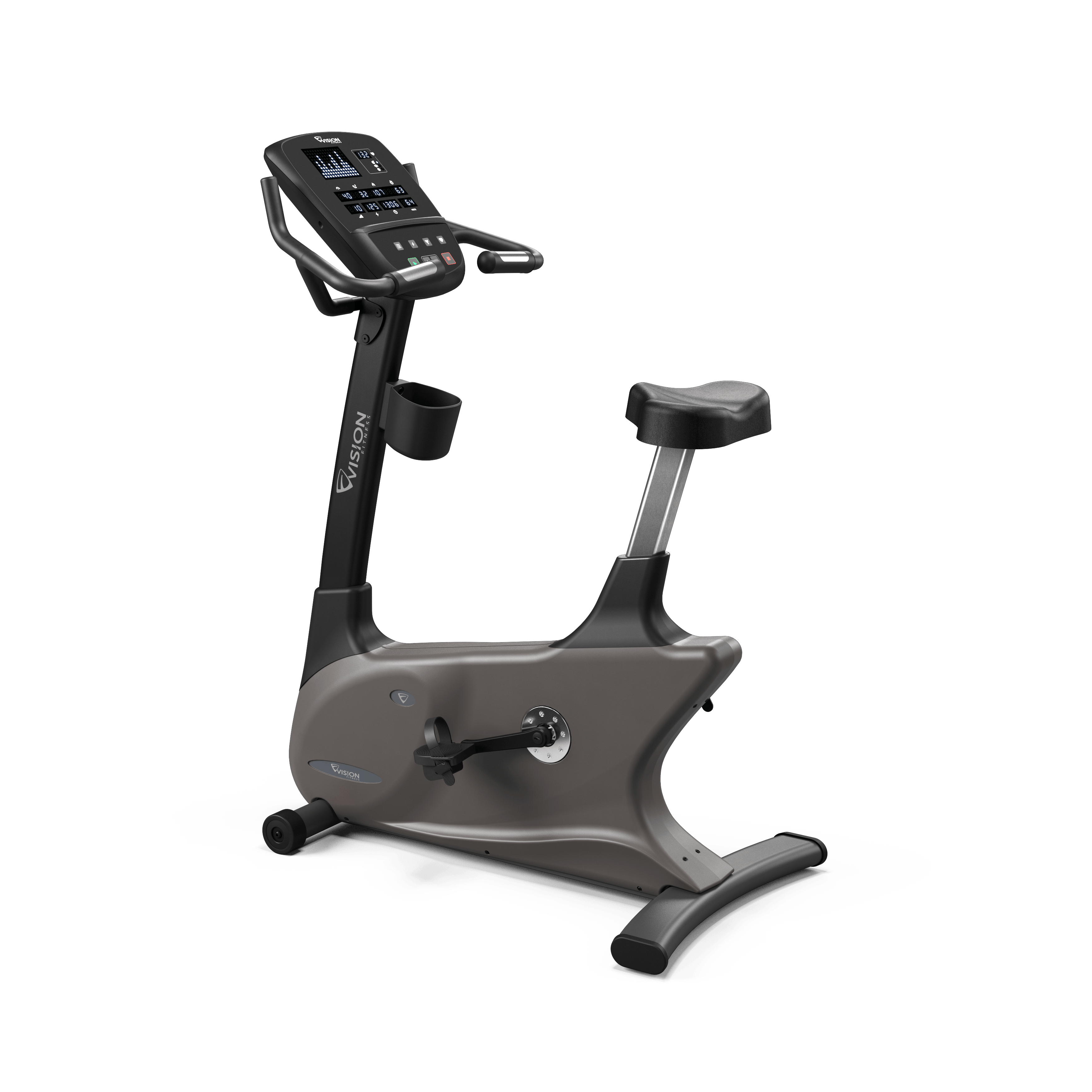 ergometer mit verstellbaren pedalen Vision Fitness® U60 ein Shop der Firmen Impulse Healthtech GmbH und Body-Gym GmbH field-player-gloves Farbe 2:Grau Digitale Fahrrad Standpumpe: Für