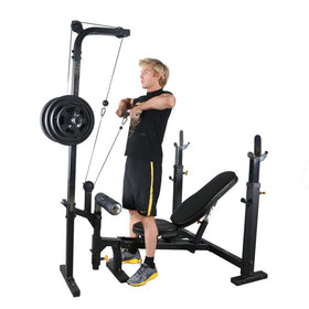 Powertec® LATZUG ERWEITERUNG WB-LTA - BLACK - 0