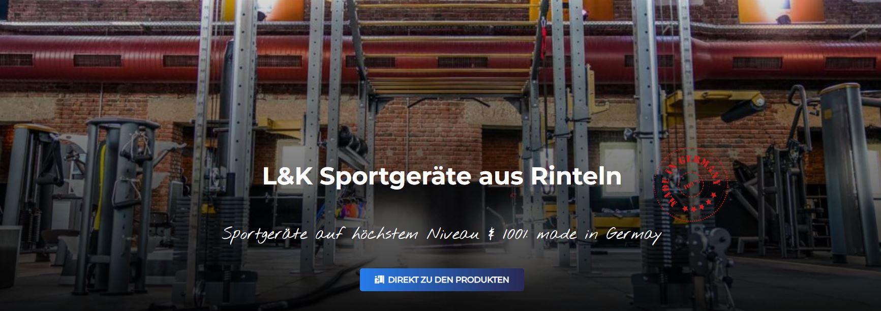 L+K Sportgeräte ♥ Premium Kraftgeräte aus Rinteln ♥ 100% hergestellt in Deutschland