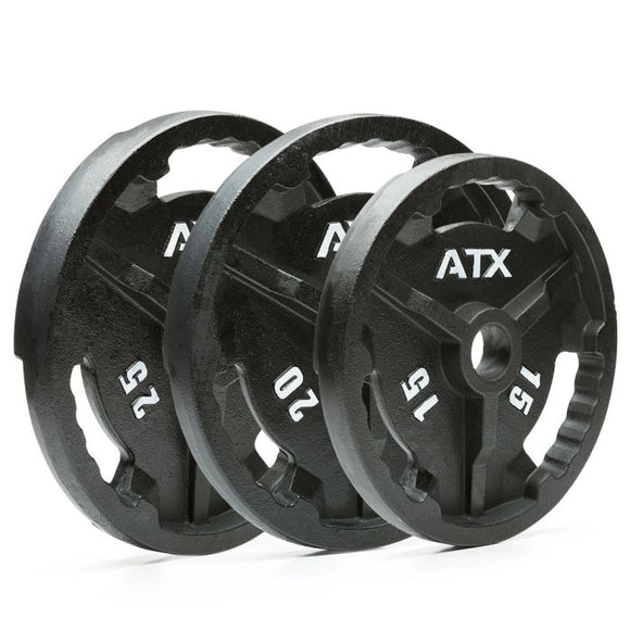ATX® Hantelscheiben 3-Grip - Guss 50 mm