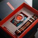 Alain CD-1037-66 Sportuhr - BURNT ORANGE - PADDOCK AUTOMAIC SERIE-1