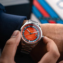 Alain CD-1037-66 Sportuhr - BURNT ORANGE - PADDOCK AUTOMAIC SERIE-2