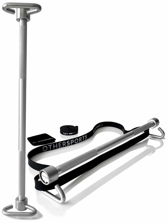 Bundle Sportboard Kork & Fitness Stange - Eigengewicht Training gegen die Schwerkraft