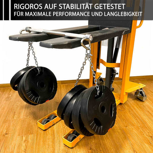 Bundle Sportboard Kork & Fitness Stange - Eigengewicht Training gegen die Schwerkraft