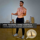 Bundle Sportboard Kork & Fitness Stange - Eigengewicht Training gegen die Schwerkraft-14