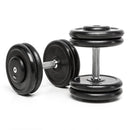 CHD-Kompakthantelpaare Gummi von 2,5 Kg - 80 Kg - Kurzhanteln mit 2,5 kg Steigung-3