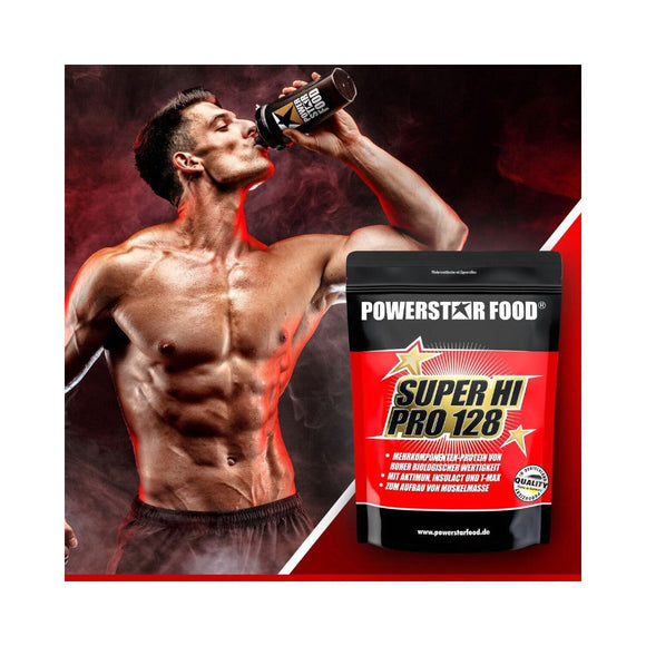 Powerstar Food® SUPER HI PRO 128 - Mehrkomponenten Protein