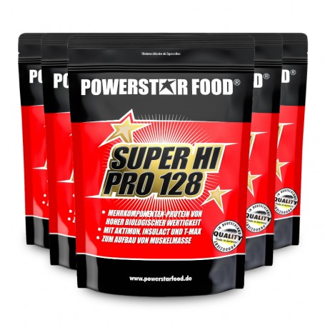 Powerstar Food® SUPER HI PRO 128 - Mehrkomponenten Protein