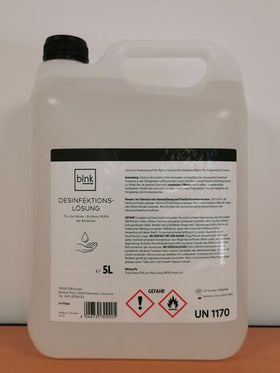 blnk Desinfektionsmittel 5000ml als Lösung oder Gel lieferbar