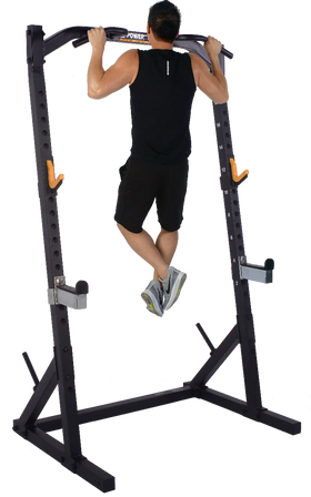 Powertec® WORKBENCH® HALF RACK - Black