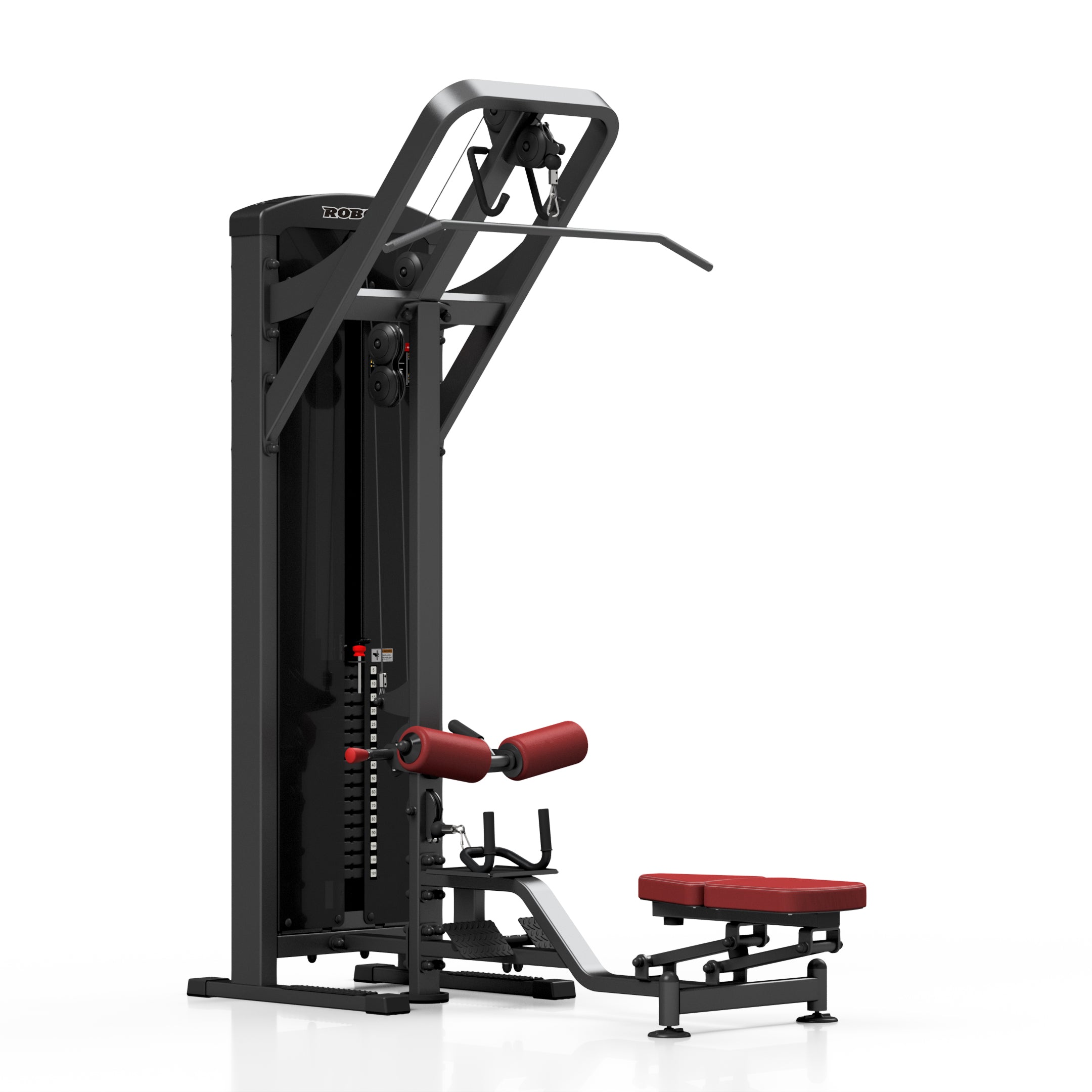 ROBOR SELECTORIZED M-Line - Latzug von Oben / Rudermaschine 2in1 COMBO