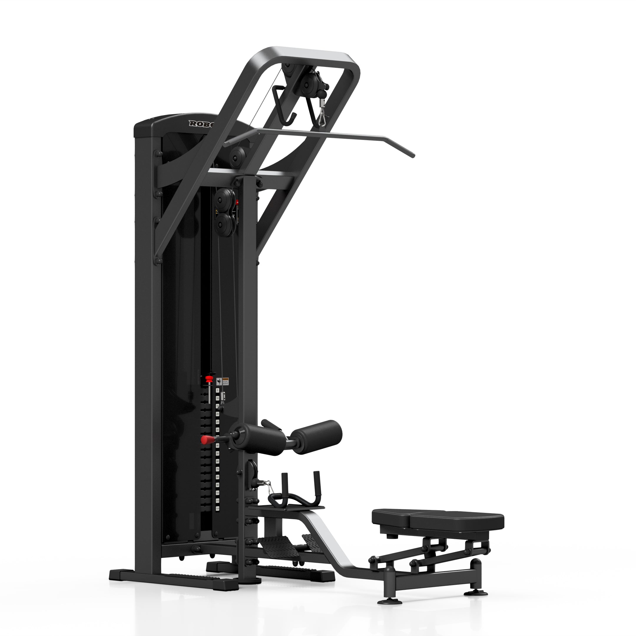 ROBOR SELECTORIZED M-Line - Latzug von Oben / Rudermaschine 2in1 COMBO