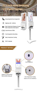 Marvel Hand Hygiene Kiosk mit Körpertemperaturmessung und Gesichtserkennung-2