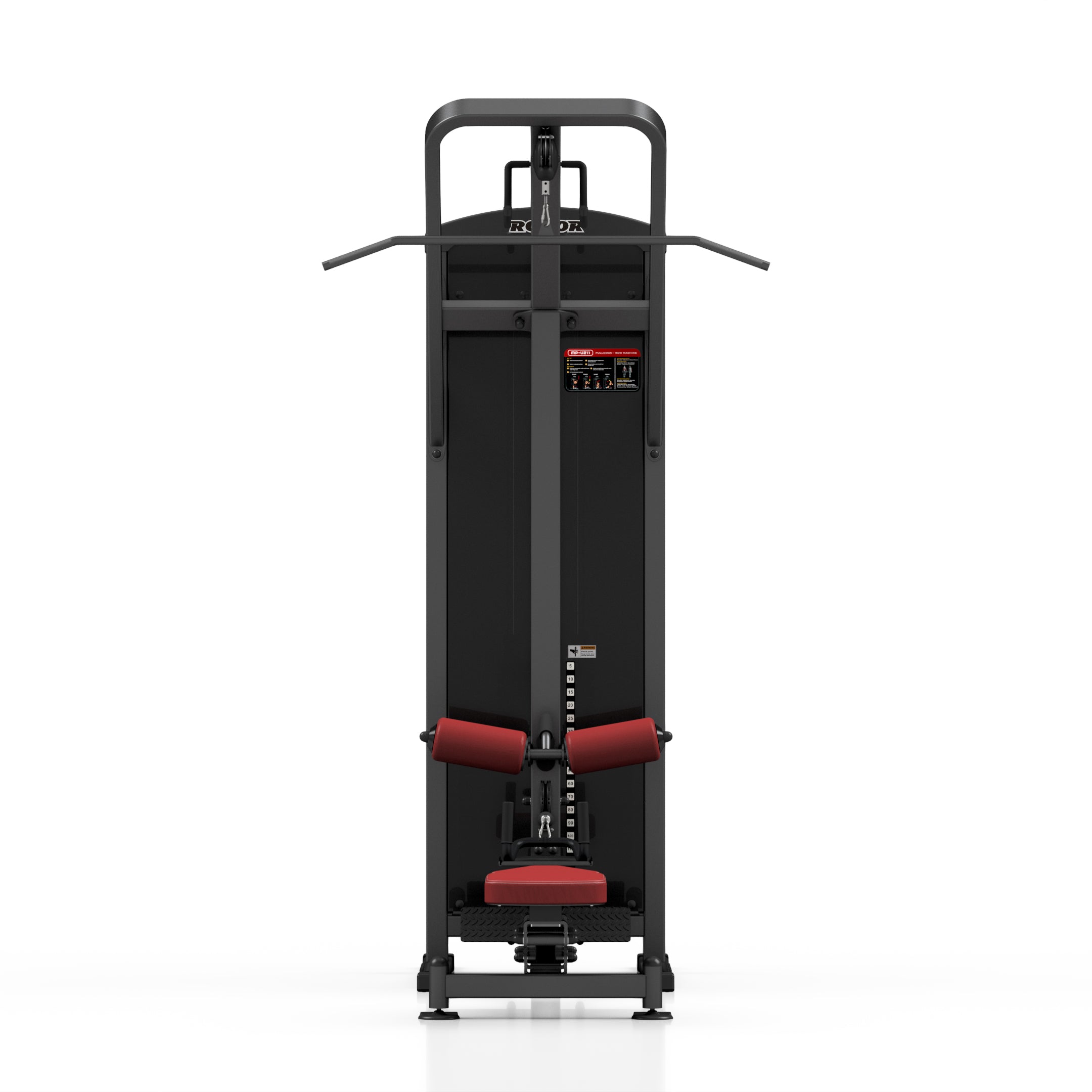 ROBOR SELECTORIZED M-Line - Latzug von Oben / Rudermaschine 2in1 COMBO - 0