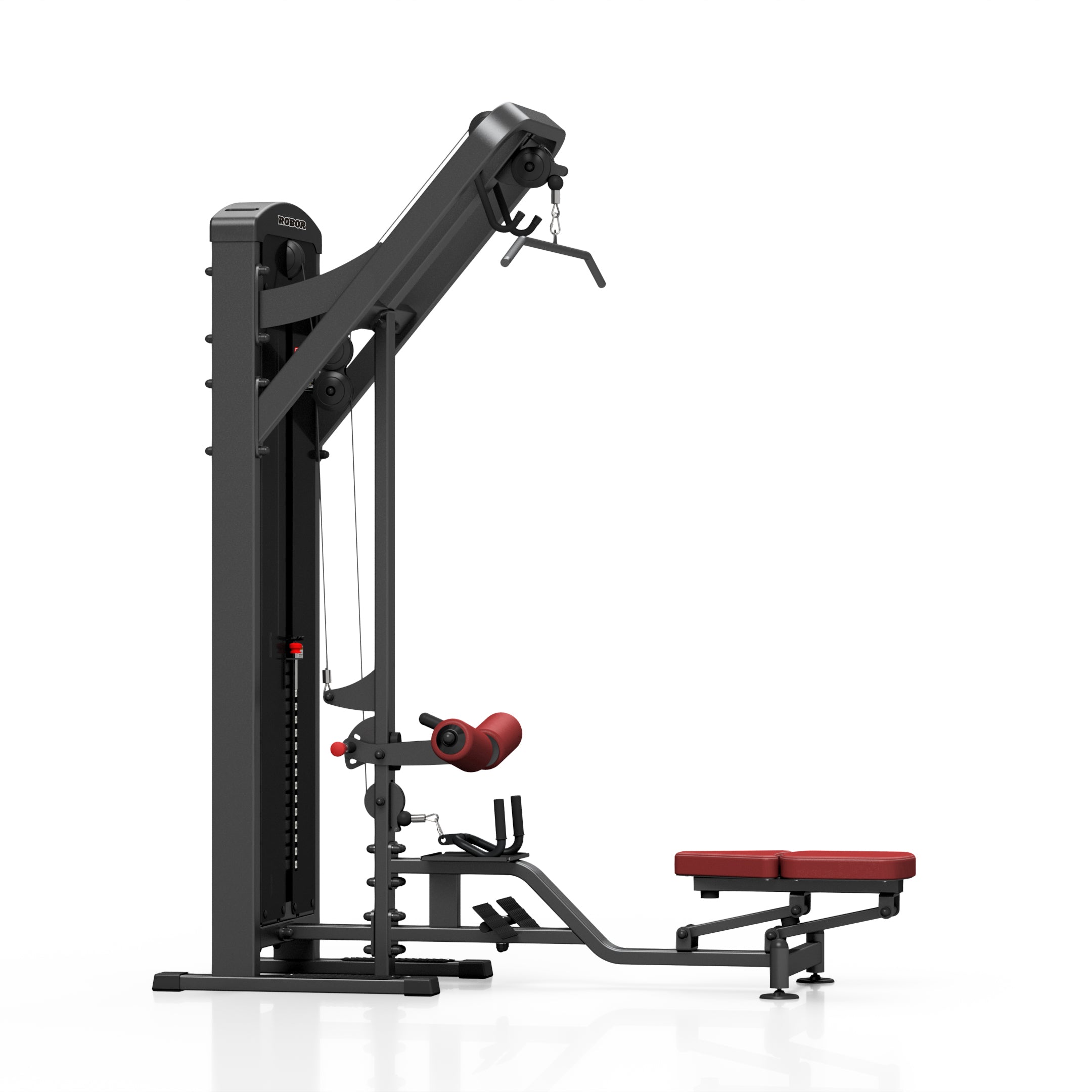 ROBOR SELECTORIZED M-Line - Latzug von Oben / Rudermaschine 2in1 COMBO