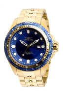 Invicta® Hydromax 32240 Mens Automatic 51mm Stainless Steel Gold, Aluminum Case, Blue Dial-1