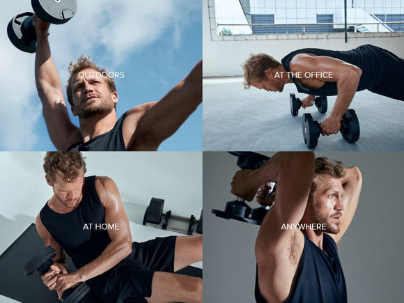 Nüo Bell® - die Kompakthanteln mit System von 2 - 32 kg (New ATX® Edition)