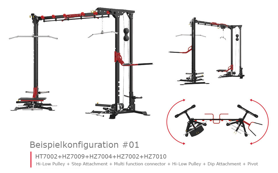 Impulse® Pro - STERLING HIGH INTENSIVE TRAINING ZONE - HOME GYM KOMPATIBEL - ab Lager liefebar !!