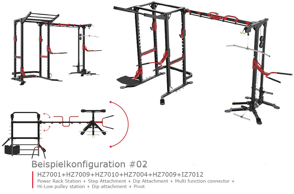 Impulse® Pro - STERLING HIGH INTENSIVE TRAINING ZONE - HOME GYM KOMPATIBEL - ab Lager liefebar !!