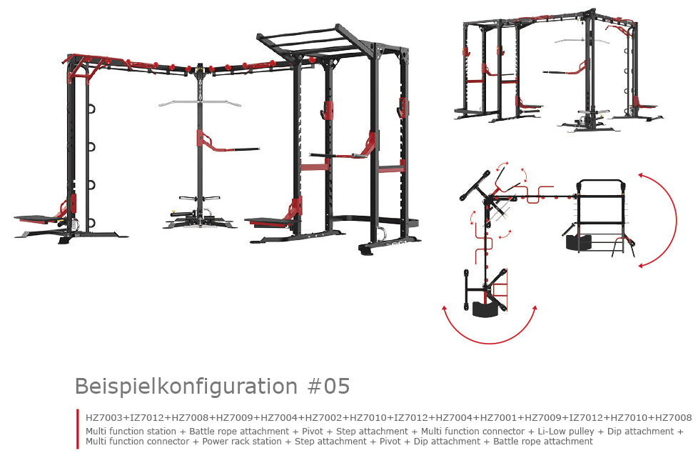Impulse® Pro - STERLING HIGH INTENSIVE TRAINING ZONE - HOME GYM KOMPATIBEL - ab Lager liefebar !!