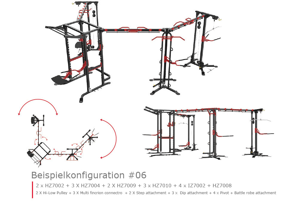 Impulse® Pro - STERLING HIGH INTENSIVE TRAINING ZONE - HOME GYM KOMPATIBEL - ab Lager liefebar !!