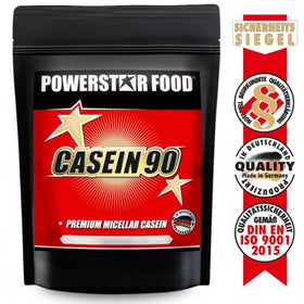 Powerstar Food® CASEIN 90 - Mizellares Casein Protein - 1000 g
