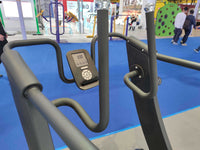 TZ-FITNESS® Kurven Laufband - Curved Treadmill TZ-3000A mit 8 Stufiger Magnetbremse und Parachute Trainingsgürtel