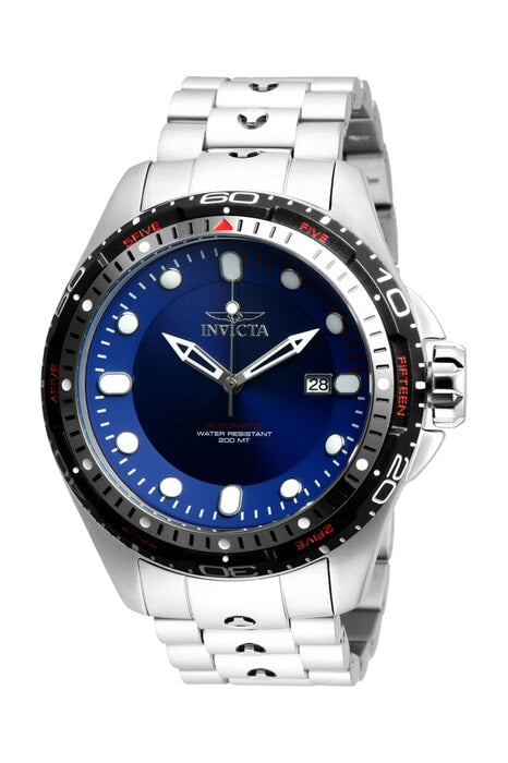 Invicta® Hydromax 32236 Mens Automatic 51mm Stainless Steel, Aluminum Case, Blue Dial