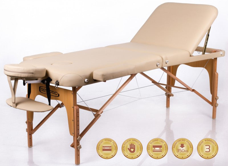RESTPRO® Memory 3 Beige Tragbarer Massagetisch