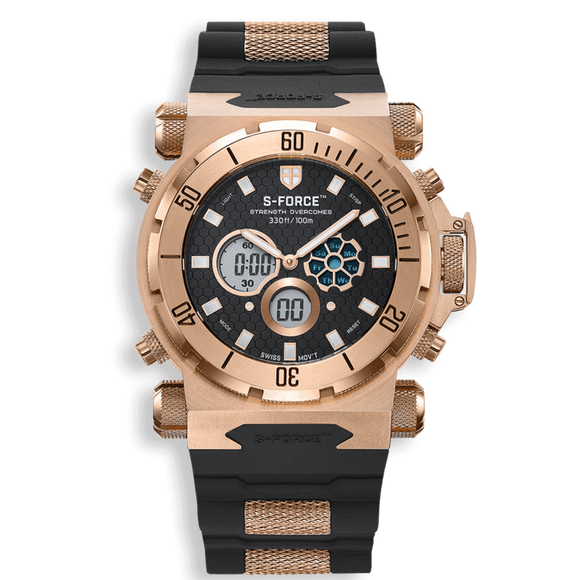 S-FORCE - SPORTUHREN FÜR BODYBUILDER, SCHAUSPIELER UND MODELS