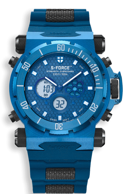 S-FORCE - SPORTUHREN FÜR BODYBUILDER, SCHAUSPIELER UND MODELS