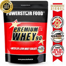 Powerstar Food® PREMIUM WHEY 90 - Whey Protein Shake - 850 g Pulver-1