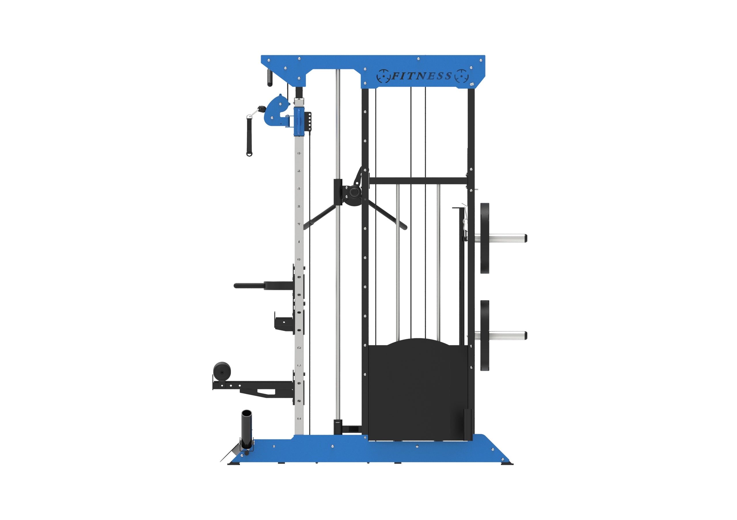 TZ-FITNESS® MONSTER FULL-FUNCTIONAL - TZ-Q1001B Multi Funktional Smith Maschine - PIN Load & Plate Load - 0