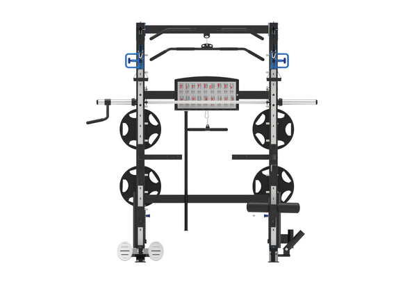 TZ-FITNESS® MONSTER FULL-FUNCTIONAL - TZ-Q1001B Multi Funktional Smith Maschine - PIN Load & Plate Load