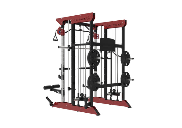 TZ-FITNESS® MONSTER FULL-FUNCTIONAL TZ-Q1002 SMITH MACHINE - PLATE LOAD