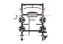TZ-FITNESS® MONSTER FULL-FUNCTIONAL TZ-Q1002 SMITH MACHINE - PLATE LOAD-5