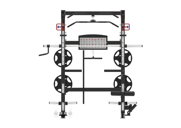 TZ-FITNESS® MONSTER FULL-FUNCTIONAL TZ-Q1002 SMITH MACHINE - PLATE LOAD