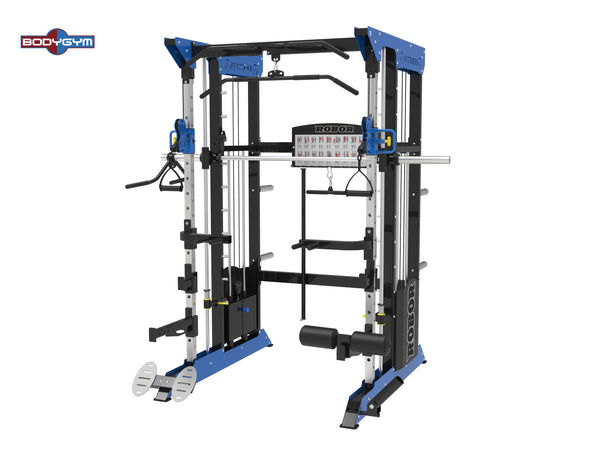 TZ-FITNESS® MONSTER FULL-FUNCTIONAL - TZ-Q1001B Multi Funktional Smith Maschine - PIN Load & Plate Load