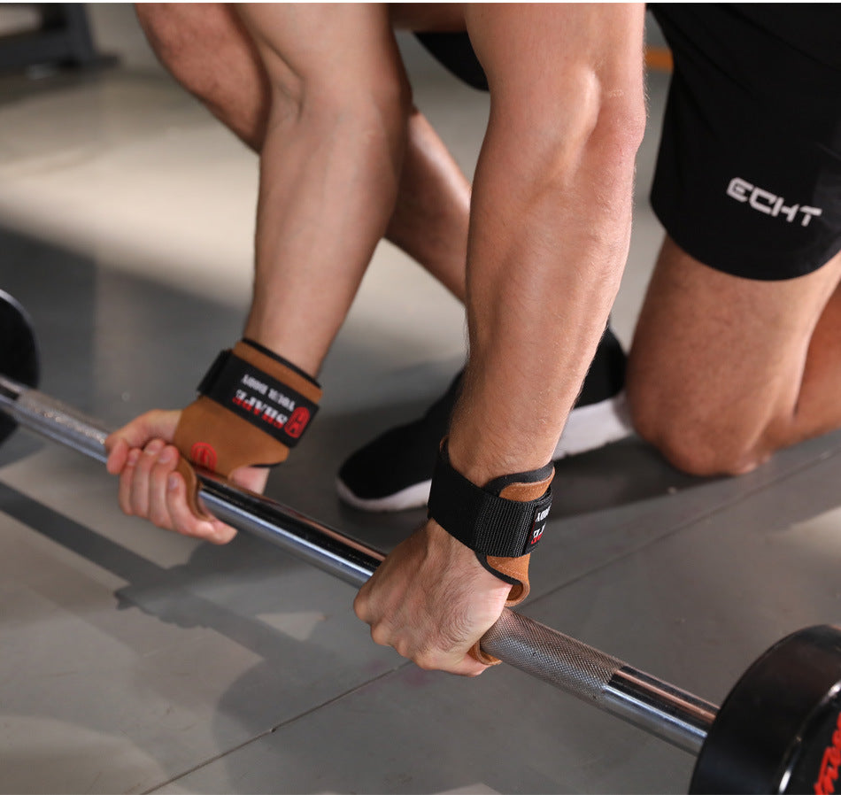 handschuhe für fitnesscenter SHAPE YOUR BODY - Profi Zughilfe Griffpolster Fitness Sport Handschuhe
