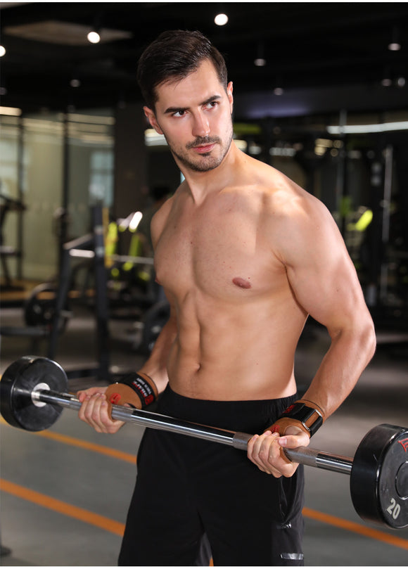 SHAPE YOUR BODY - Profi Zughilfe Griffpolster Fitness Sport Handschuhe