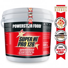 Powerstar Food® SUPER HI PRO 128 - Mehrkomponenten Protein - 1200 g - 0