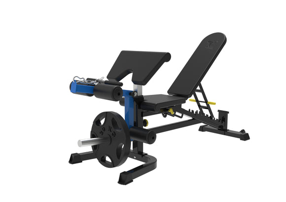 TZ-FITNESS® F.I.D. verstellbare Bank -15° - 85° - TZ-Q1022 mit Beinstrecker / Beinbeuger / Bizeps Scott Curl