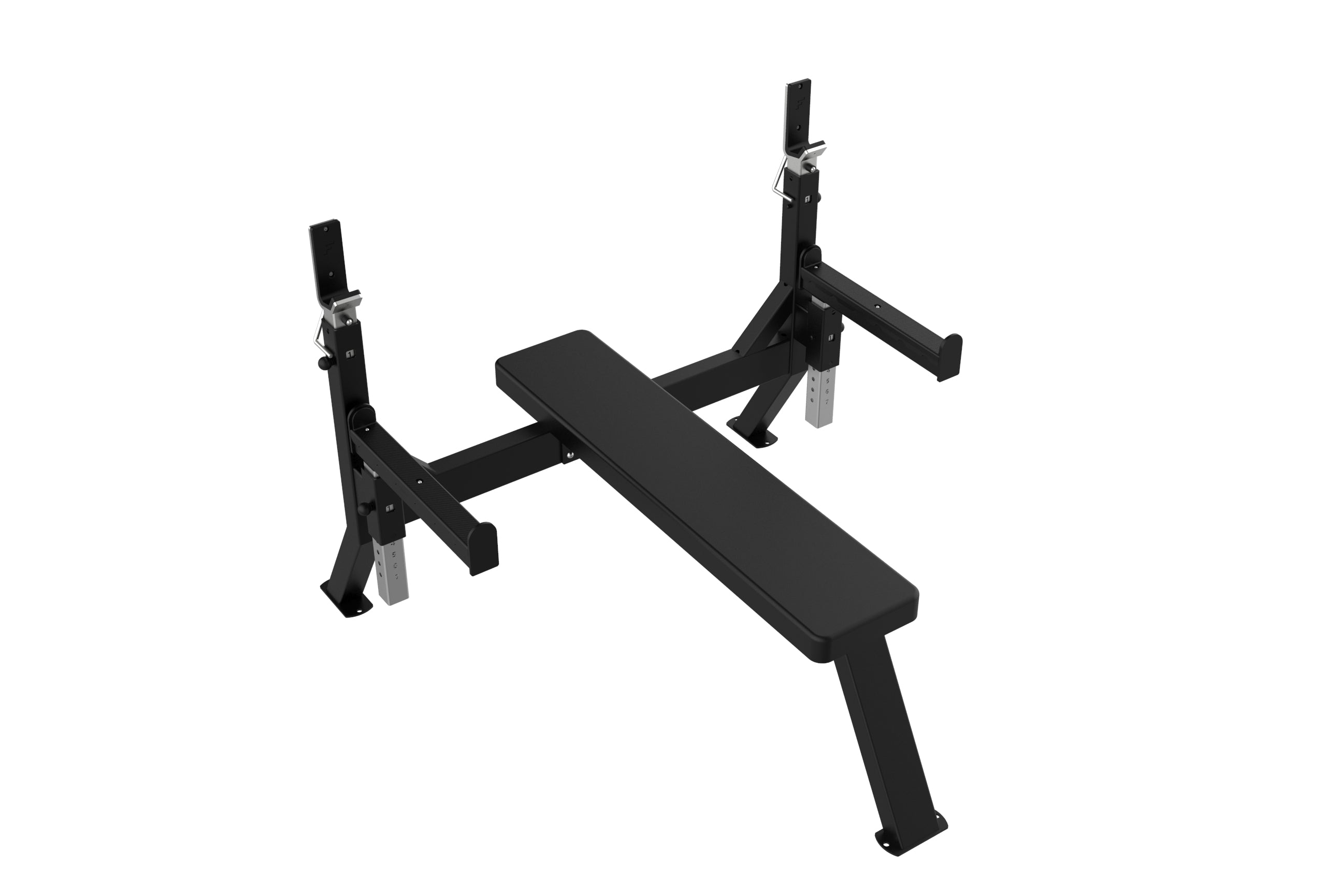 TZ-FITNESS® Wettkampf Flachbank für Olympisches Bankdrücken ISPO 2022 - Abholung empfohlen