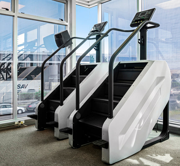 TZ-FITNESS® STAIR CLIMPER TZ-N2040B Treppensteiger mit Standard LED Konsole