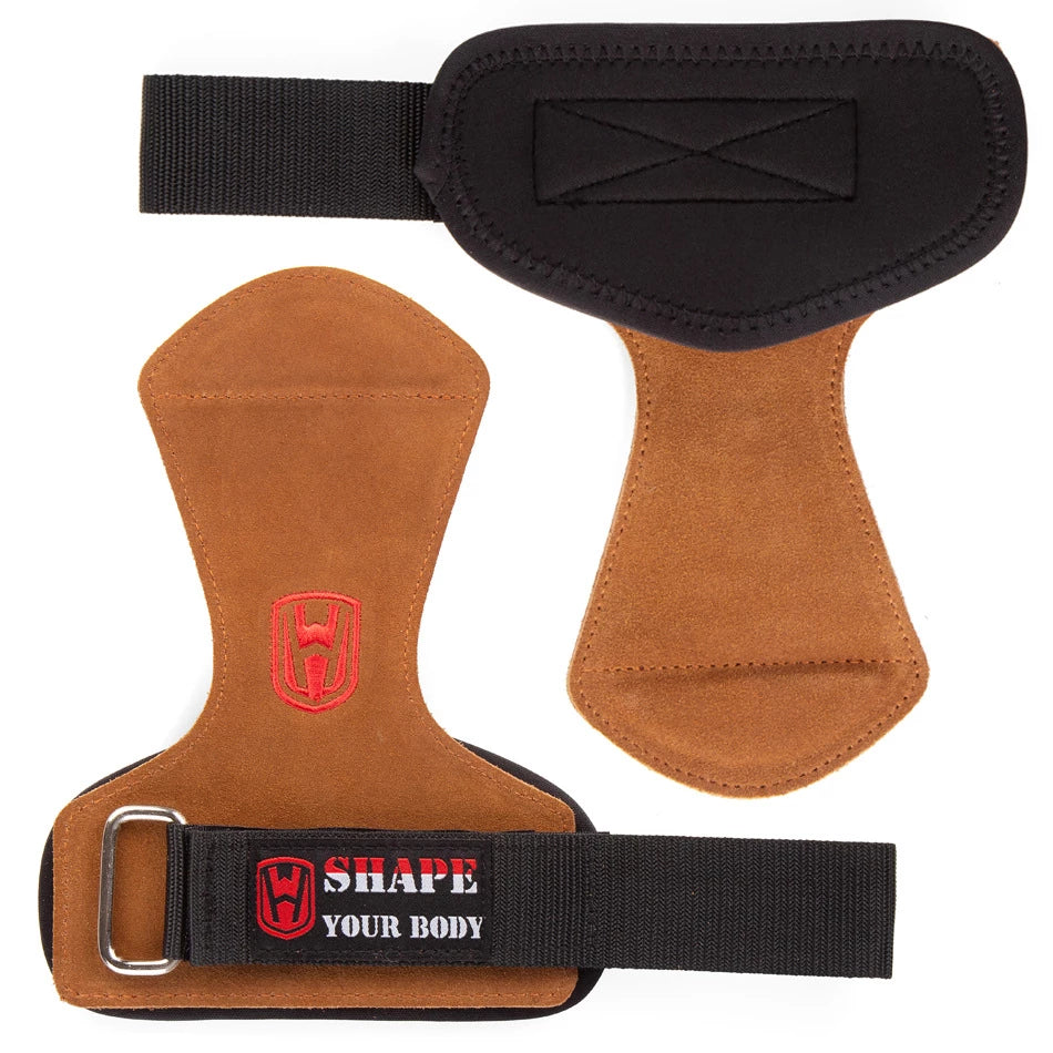 SHAPE YOUR BODY - Profi Zughilfe Griffpolster Fitness Sport Handschuhe
