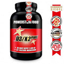 Powerstar Food® D3 / K2 PLUS - Vitamin D3, K2, Calcium & Magnesium - 120 Kapseln-1