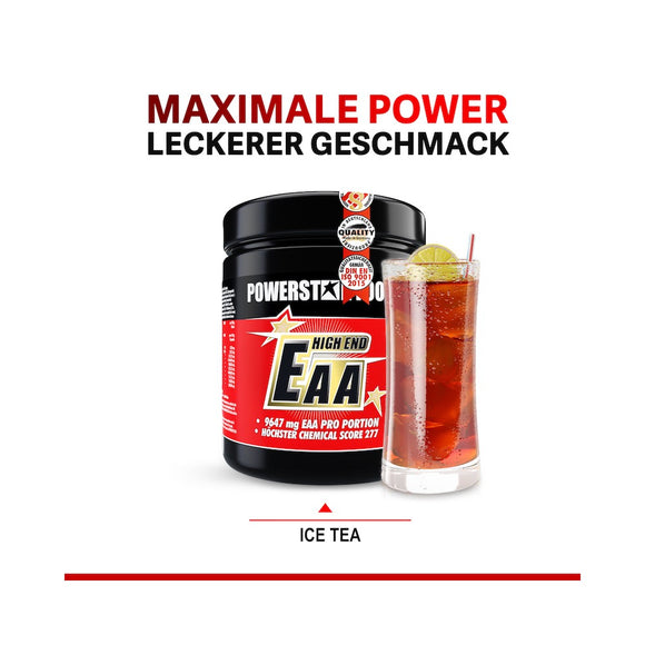 Powerstar Food® EAA HIGH END - Essentielle Aminosäuren - 600 g Pulver