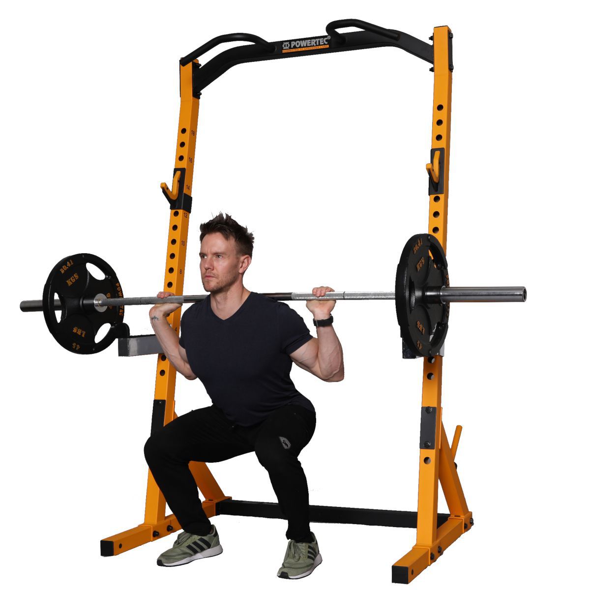 Powertec® WORKBENCH® HALF RACK - Black