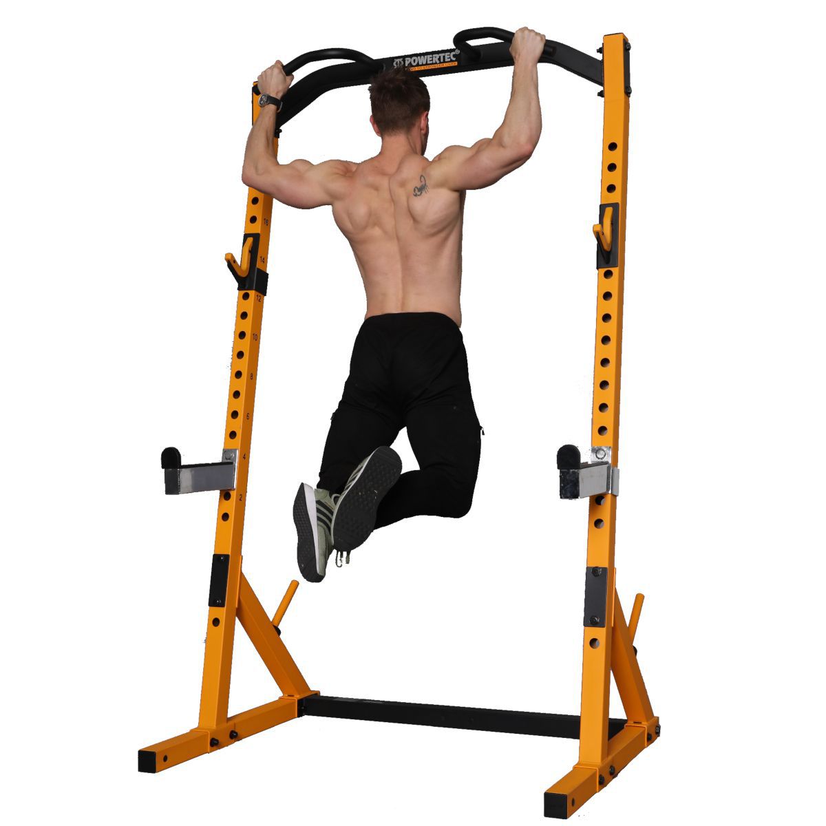 Powertec® WORKBENCH® HALF RACK - Black