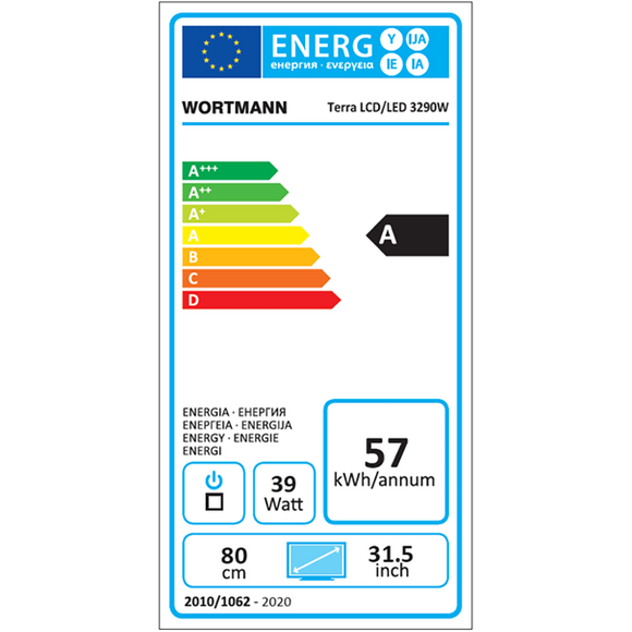 Sportstudio Marketing Monitor - TERRA LED 3290W 4K DP/HDMI/HDR TERRA LCD Vor-Ort-Austausch-Service 60 Monate